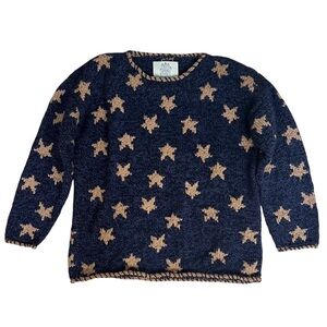 Amano Star Pullover in Denim